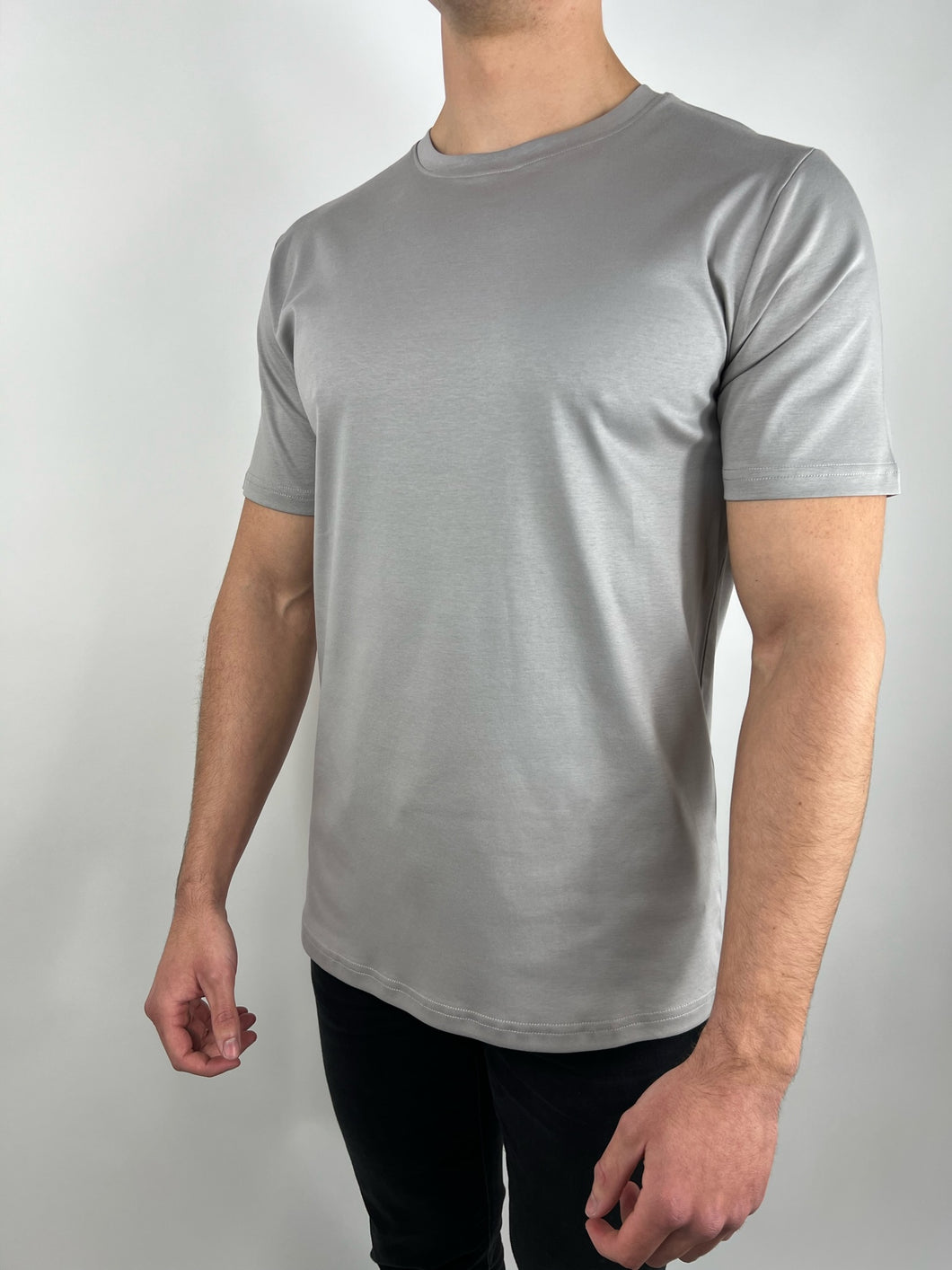 Signature Stone Grey Crew Neck