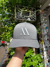 Load image into Gallery viewer, Grey X Ice 3D &#39;M&#39; Snapback
